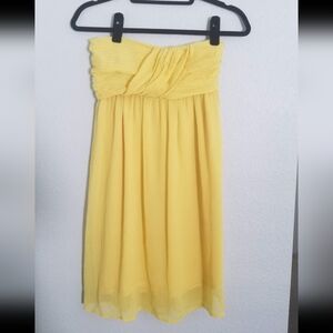 Jacob Strapless Yellow Dress